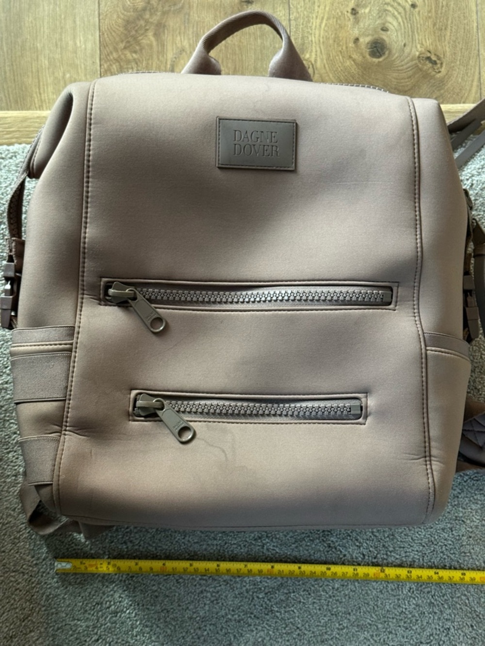 Dagne Dover Indi Neoprene Diaper Backpack - Dusty Rose - Picture 6 of 6